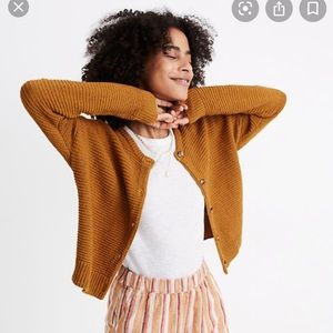 MADEWELL ribbed cardigan